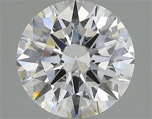 Picture of Natural Diamond 2.06 Carats, Round with Excellent Cut, D Color, SI1 Clarity and Certified by GIA