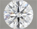 Natural Diamond 0.50 Carats, Round with Very Good Cut, H Color, SI2 Clarity and Certified by GIA