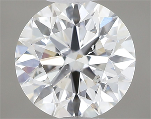 Picture of Natural Diamond 0.50 Carats, Round with Very Good Cut, H Color, SI2 Clarity and Certified by GIA