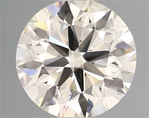 Picture of Natural Diamond 0.48 Carats, Round with Excellent Cut, J Color, VS2 Clarity and Certified by IGI