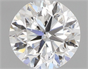 Natural Diamond 0.40 Carats, Round with Very Good Cut, D Color, SI1 Clarity and Certified by GIA