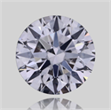 Natural Diamond 0.44 Carats, Round with Excellent Cut, F Color, VS2 Clarity and Certified by GIA