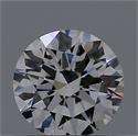 Natural Diamond 0.40 Carats, Round with Excellent Cut, E Color, VVS2 Clarity and Certified by GIA