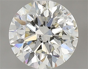 Picture of Natural Diamond 0.50 Carats, Round with Excellent Cut, J Color, SI1 Clarity and Certified by GIA