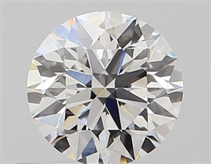 Picture of Natural Diamond 0.45 Carats, Round with Excellent Cut, E Color, VVS2 Clarity and Certified by GIA