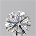 Natural Diamond 2.83 Carats, Round with Excellent Cut, D Color, SI1 Clarity and Certified by GIA