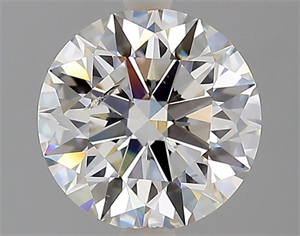 Picture of Natural Diamond 2.06 Carats, Round with Excellent Cut, J Color, I1 Clarity and Certified by GIA