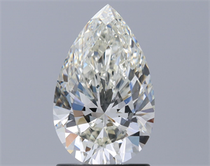 Picture of Natural Diamond 1.54 Carats, Pear with  Cut, J Color, VS1 Clarity and Certified by GIA