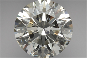 Picture of Natural Diamond 3.00 Carats, Round with Excellent Cut, K Color, VS1 Clarity and Certified by HRD