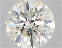 Natural Diamond 0.40 Carats, Round with Excellent Cut, K Color, VVS1 Clarity and Certified by GIA