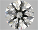 Natural Diamond 4.01 Carats, Round with Excellent Cut, I Color, VS1 Clarity and Certified by IGI