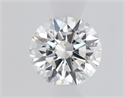 Natural Diamond 0.41 Carats, Round with Excellent Cut, H Color, SI1 Clarity and Certified by GIA