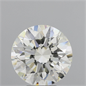 Natural Diamond 5.01 Carats, Round with Excellent Cut, I Color, VS1 Clarity and Certified by IGI