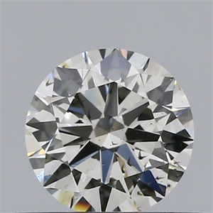 Picture of Natural Diamond 0.40 Carats, Round with Excellent Cut, I Color, SI2 Clarity and Certified by IGI