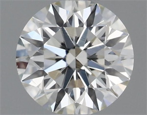 Picture of Natural Diamond 0.40 Carats, Round with Excellent Cut, H Color, SI1 Clarity and Certified by IGI