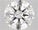 Natural Diamond 5.01 Carats, Round with Excellent Cut, G Color, VVS2 Clarity and Certified by IGI