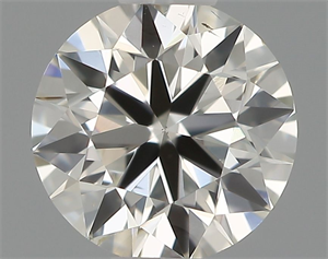 Picture of Natural Diamond 0.50 Carats, Round with Excellent Cut, H Color, SI1 Clarity and Certified by IGI