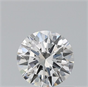 Natural Diamond 0.44 Carats, Round with Excellent Cut, G Color, SI1 Clarity and Certified by GIA