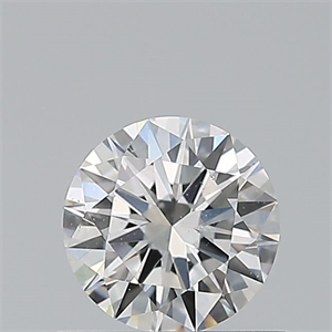 Picture of Natural Diamond 0.44 Carats, Round with Excellent Cut, G Color, SI1 Clarity and Certified by GIA