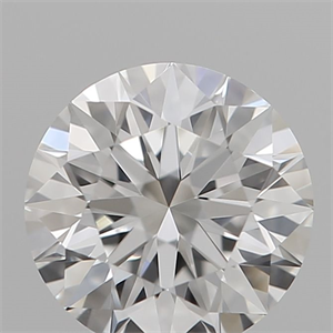 Picture of Natural Diamond 0.40 Carats, Round with Excellent Cut, F Color, VVS2 Clarity and Certified by GIA