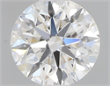 Natural Diamond 0.40 Carats, Round with Excellent Cut, E Color, SI2 Clarity and Certified by GIA