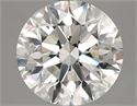 Natural Diamond 3.00 Carats, Round with Excellent Cut, I Color, IF Clarity and Certified by IGI