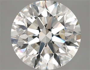 Picture of Natural Diamond 3.00 Carats, Round with Excellent Cut, I Color, IF Clarity and Certified by IGI