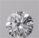 Natural Diamond 0.40 Carats, Round with Very Good Cut, F Color, SI1 Clarity and Certified by GIA