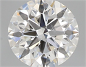 Natural Diamond 0.43 Carats, Round with Excellent Cut, G Color, SI2 Clarity and Certified by GIA