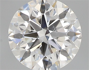 Picture of Natural Diamond 0.43 Carats, Round with Excellent Cut, G Color, SI2 Clarity and Certified by GIA