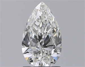 Picture of Natural Diamond 1.01 Carats, Pear with  Cut, F Color, VS2 Clarity and Certified by GIA