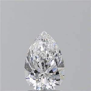 Picture of Natural Diamond 1.51 Carats, Pear with  Cut, D Color, VVS2 Clarity and Certified by GIA