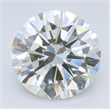 Natural Diamond 5.04 Carats, Round with Excellent Cut, K Color, SI1 Clarity and Certified by GIA