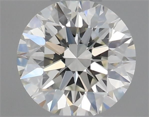 Picture of Natural Diamond 0.41 Carats, Round with Excellent Cut, K Color, VVS2 Clarity and Certified by GIA