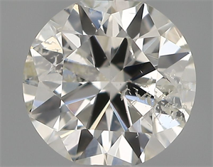 Picture of Natural Diamond 0.40 Carats, Round with Very Good Cut, H Color, I1 Clarity and Certified by IGI