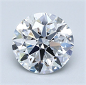 Natural Diamond 1.54 Carats, Round with Excellent Cut, D Color, VVS1 Clarity and Certified by GIA