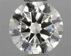 Picture of Natural Diamond 0.40 Carats, Round with Excellent Cut, K Color, VS2 Clarity and Certified by IGI