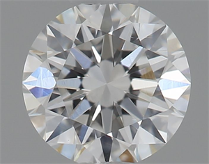 Picture of Natural Diamond 0.40 Carats, Round with Excellent Cut, F Color, VS2 Clarity and Certified by GIA