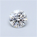 Natural Diamond 0.40 Carats, Round with Excellent Cut, E Color, SI1 Clarity and Certified by GIA