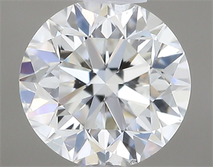 Picture of Natural Diamond 0.50 Carats, Round with Good Cut, F Color, SI2 Clarity and Certified by GIA