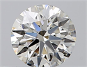 Natural Diamond 0.41 Carats, Round with Excellent Cut, I Color, VS2 Clarity and Certified by GIA