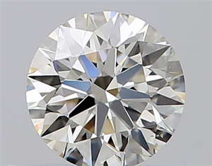 Picture of Natural Diamond 0.41 Carats, Round with Excellent Cut, I Color, VS2 Clarity and Certified by GIA