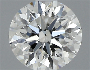 Picture of Natural Diamond 0.50 Carats, Round with Excellent Cut, I Color, VS2 Clarity and Certified by GIA