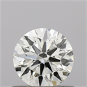 Natural Diamond 0.50 Carats, Round with Excellent Cut, I Color, VS2 Clarity and Certified by IGI