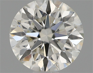 Picture of Natural Diamond 0.60 Carats, Round with Excellent Cut, I Color, VS2 Clarity and Certified by IGI