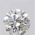 Natural Diamond 0.40 Carats, Round with Excellent Cut, H Color, SI2 Clarity and Certified by GIA