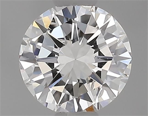 Picture of Natural Diamond 0.40 Carats, Round with Good Cut, D Color, SI1 Clarity and Certified by IGI