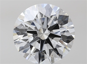 Picture of Natural Diamond 2.52 Carats, Round with Excellent Cut, H Color, VVS2 Clarity and Certified by GIA