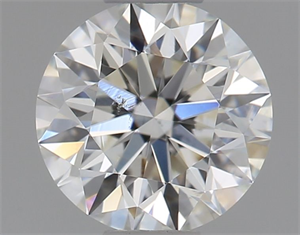 Picture of Natural Diamond 0.51 Carats, Round with Excellent Cut, I Color, SI1 Clarity and Certified by GIA