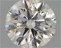 Natural Diamond 0.46 Carats, Round with Excellent Cut, H Color, SI2 Clarity and Certified by IGI